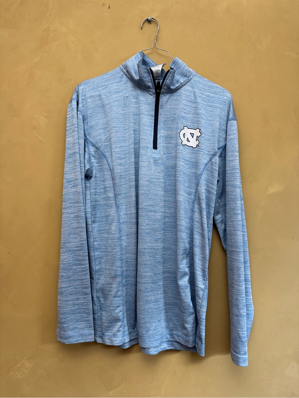 Russell Athletic UNC Tarheel Sky Blue Quarter-Zip Pullover